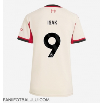 Liverpool Alexander Isak #9 Tricou Fotbal Replică 2025-26 Femei Deplasare